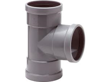 PVC T-stuk manchet 90 gr