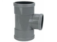 PVC T-stuk verl. manchet 90 gr