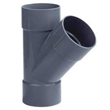 PVC T-stuk lijm 45 gr