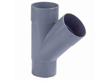 PVC T-stuk HWA 45 gr