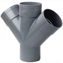 PVC T-stuk dub lijm 45 gr