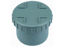 PVC eind schroefdeksel