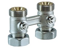 Radiator onderblok onderaansluiting