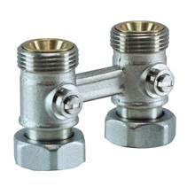 Radiator onderblok onderaansluiting