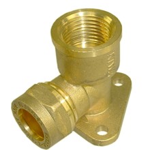 Messing knel muurplaat