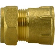 Messing knel schroefbus