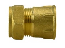 Messing knel schroefbus