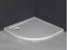 Luxe douchebak Acryl 1/4 rond