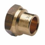 Messing soldeer schroefbus