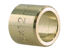 Messing inschuif verloop