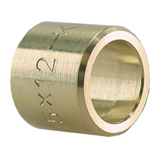 Messing inschuif verloop