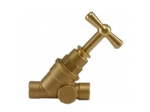 Messing soldeer stopkraan