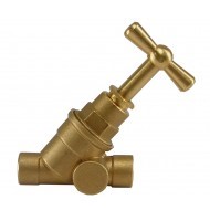 Messing soldeer stopkraan