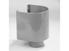 PVC vergaarbak halfrond