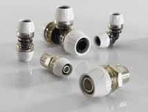 Uponor zelfpersende koppeling water