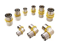 Uponor pers gaskoppelingen