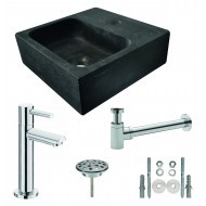 Mini-fontein hardsteen vierkant