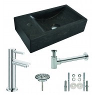 Mini-fontein hardsteen links